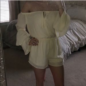 Off the shoulder-romper